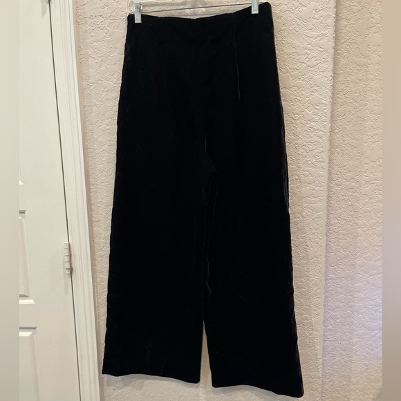 Zara Velour Wide Leg, High Waisted Pants Size: Medium Preloved - Picture 3 of 7